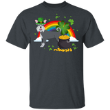 Leprechaun Schnauzer Dog Lover St Patrick's Day Gifts T-Shirt - Macnystore