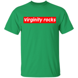 Super Cool Virginity Rocks Funny Rock Star Music Lover Youth T-Shirt - Macnystore