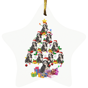 Christmas Ornament Sproodle Christmas Tree SUBORNS Star Ornament - Macnystore