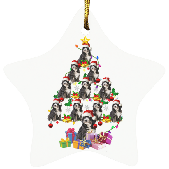 Christmas Ornament Sproodle Christmas Tree SUBORNS Star Ornament - Macnystore