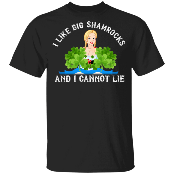 I Like Big Shamrock And I Cannot Lie St Patrick's Day Gifts Youth T-Shirt - Macnystore