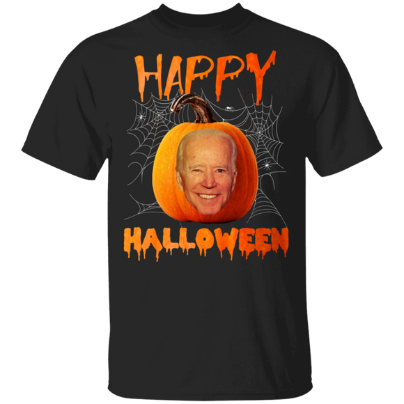 Halloween Election Shirt Happy Halloween Funny Biden Halloween Pumpkin Lover Gifts Halloween T-Shirt - Macnystore
