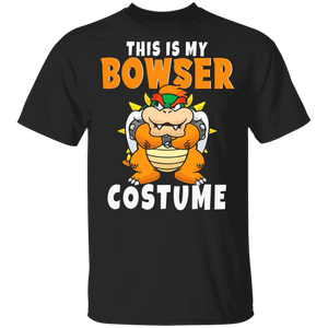 Gamer Shirt This Is My Bowser Costume Funny Halloween Game Character Gamer Gifts T-Shirt - Macnystore