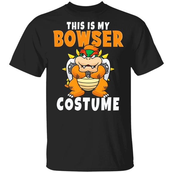 Gamer Shirt This Is My Bowser Costume Funny Halloween Game Character Gamer Gifts T-Shirt - Macnystore