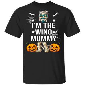 I'm The Wino Mummy Wine Lover Matching Halloween Night Gifts T-Shirt - Macnystore