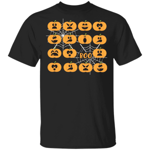 Funny Pumpkins Ghostly Boo Matching Halloween Gifts T-Shirt - Macnystore