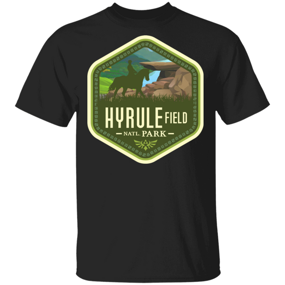 Funny Hyrule Field National Park Logo Shirt Matching Hyrule Lover Fans Traveler Zookeeper Gifts T-Shirt - Macnystore
