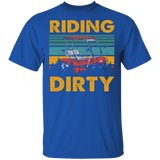 Vintage Retro Riding Dirty Funny Golf Cart Shirt Matching Golf Lover Player Fans Gifts T-Shirt - Macnystore