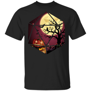 Halloween Gamer Shirt Scary Pumpkin Horror Halloween Dungeons Game Gamer Lover Gifts Halloween T-Shirt - Macnystore