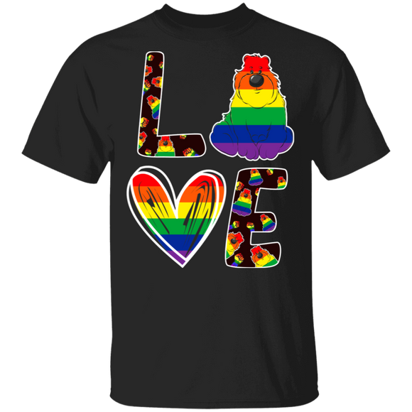 Cute Love LGBT Bear Shirt Matching Proud LGBT Support Gay Lesbian Bear Lover Gifts T-Shirt - Macnystore
