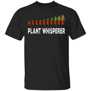 Plant Whisperer Cool Evolution Weed Cannabis Marijuana Matching Smoker Smoking Gifts T-Shirt - Macnystore