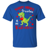 Sorry Ladies Grandma Is My Valentine T Rex Lover Kids Matching Shirts For Couples Boys Men Personalized Valentine Gifts T-Shirt - Macnystore
