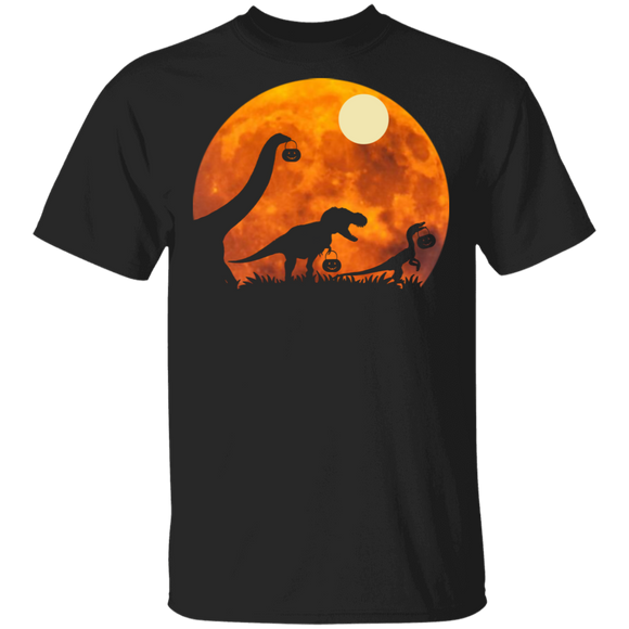 Halloween Dinosaur Lover Shirt Halloween Dinosaur T-Rex Pumpkin Lover Gifts T-Shirt - Macnystore