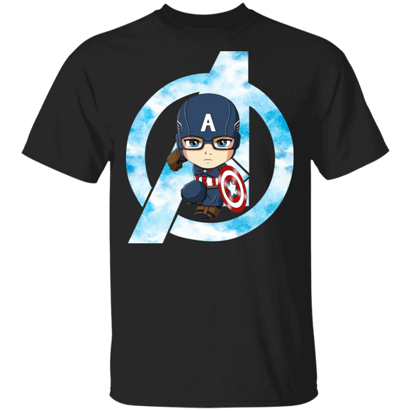 Cool Baby Captain America Gifts T-Shirt - Macnystore