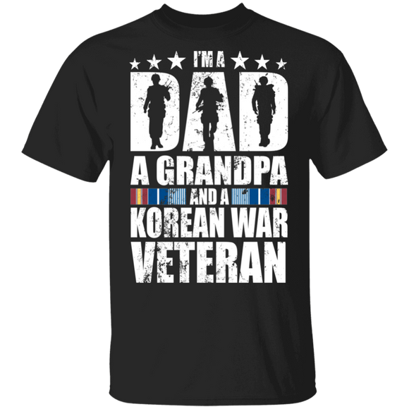 I'm A Dad A Grandpa And A Korean War Veteran Father's Day Gifts T-Shirt - Macnystore