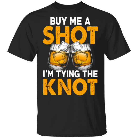 Bachelor Shirt Buy Me A Shot I'm Typing The Knot Cool Bachelor Bachelorette Gifts T-Shirt - Macnystore