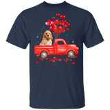 Cockapoo Riding Truck Dog Pet Lover Matching Shirts For Couples Boys Girl Women Personalized Valentine Gifts T-Shirt - Macnystore