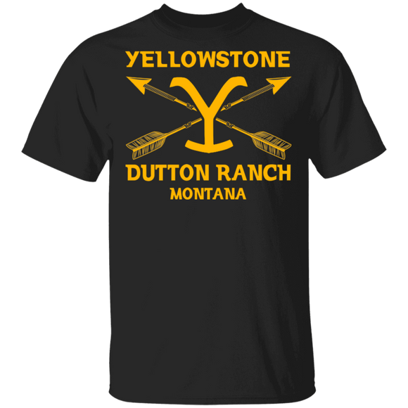 Yellowstone Dutton Ranch Montana Cool Arrows Gifts T-Shirt - Macnystore