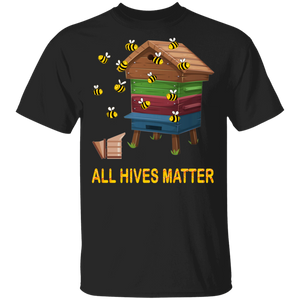 All Hives Matter Cool Beekeeper Apiarist Bee Master Bee Owner Lover Gifts T-Shirt - Macnystore