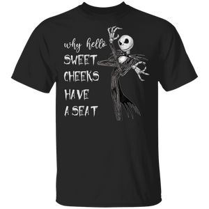Halloween Movie Lover Shirt Why Hello Sweet Cheeks Have A Seat Cool Halloween Movie Character Lover GIfts Halloween T-Shirt - Macnystore