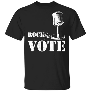 Rock The Vote Microphone Cool American Election Vote Gifts T-Shirt - Macnystore