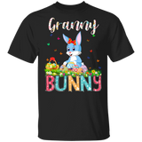 Granny Bunny Funny Rabbit Bunny Eggs Easter Day Matching Shirt For Family Women Grandma Gigi Gifts T-Shirt - Macnystore