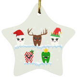 Decorative Hanging Ornaments Christmas Tooth Dental Assistant Reindeer Decor Ornament Xmas - Macnystore