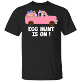 Egg Hunt Is On Cute Bunny Riding Pickup Truck Funny Rabbit Bunny Eggs Easter Day Matching Shirt For Kids Men Women Gifts T-Shirt - Macnystore
