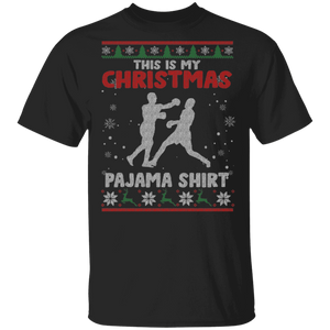 Christmas Boxing Sweater Funny This Is My Christmas Pajama Shirt X-mas Boxing Lover Gifts Christmas T-Shirt - Macnystore