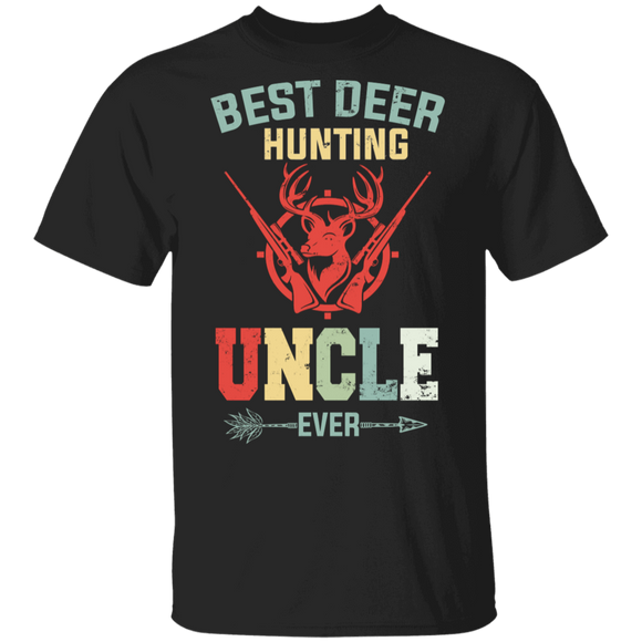Best Deer Hunting Uncle Ever Shirt Matching Deer Hunting Lover Father's Day Gifts T-Shirt - Macnystore
