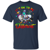 It's Ok To Be Different Pigeon Lover Autism Awareness Cute Autism Mom Dad Kids Gifts T-Shirt - Macnystore