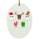 Decorative Hanging Ornaments Christmas Tooth Dental Assistant Reindeer Decor Ornament Xmas - Macnystore