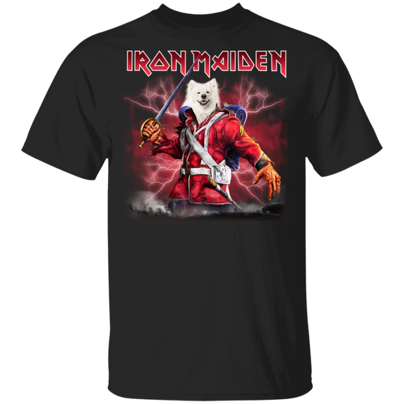 Cool Iron Maiden Samoyed Shirt Matching Samoyed Dog Lover Owner Fans Trainer Gifts T-Shirt - Macnystore