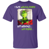 Mr. Grinch I Hate Morning People And Mornings People Christmas Gift Unisex G500B Gildan Youth 5.3 oz 100% Cotton T-Shirt - Macnystore