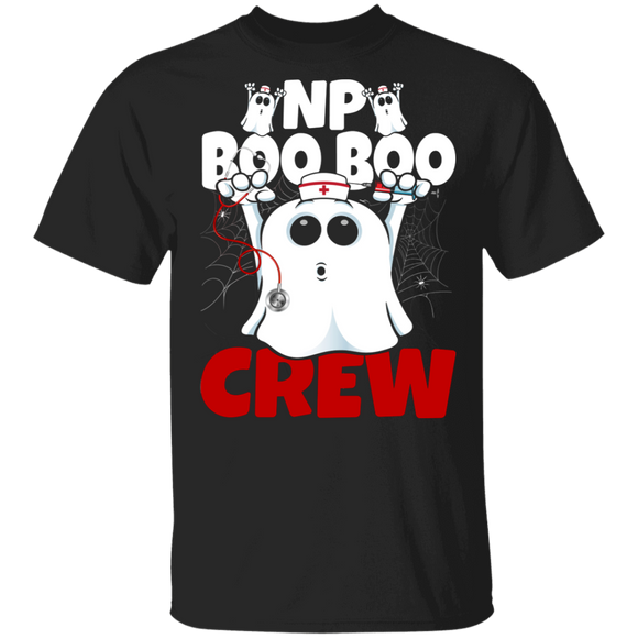 NP Boo Boo Crew Funny Ghost Halloween Doctor Nurse Gifts T-Shirt - Macnystore