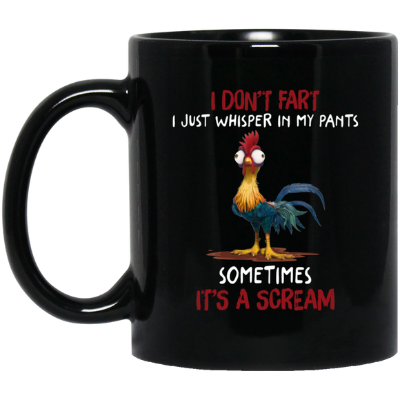 I Don't Fare I Just Whisper In My Pants Funny Rooster Mug - Macnystore