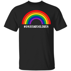 Save Our Children Cool Rainbow Flag Gifts T-Shirt - Macnystore