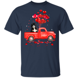 Bernedoodle Riding Truck Dog Pet Lover Matching Shirts For Couples Boys Girl Women Personalized Valentine Gifts T-Shirt - Macnystore