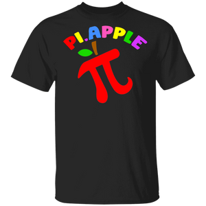 Happy Pi Day Funny Pi 3,14 Apple Math Geek Elementary High School Teacher Student Kids Boys Girls Gifts T-Shirt - Macnystore
