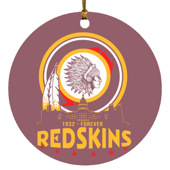 1932 Forever Redskin Pride American Native Blood Gifts SUBORNC Circle Ornament - Macnystore