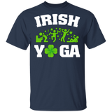 Irish Yoga Drinking Shamrock Leprechaun Drunker St Patrick's Day Drunker Gifts T-Shirt - Macnystore