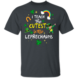 I Teach The Cutest Little Leprechaun Teacher St Patricks Day T-Shirt - Macnystore