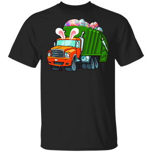 Easter Garbage Truck Funny Garbage Truck Bunny Rabbit Eggs Easter Day Matching Shirt For Kids, Women, Christian Gifts T-Shirt - Macnystore