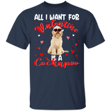 All I Want For Valentine Is A Cockapoo Dog Pet Lover Matching Shirts For Couples Boys Girl Women Personalized Valentine T-Shirt - Macnystore