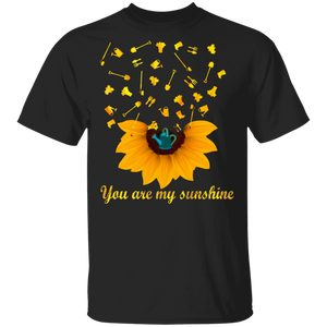 You Are My Sunshine Cool Sunflower Gardening Tools Shirt Matching Gardener Gardening Lover Farmer Gifts T-Shirt - Macnystore