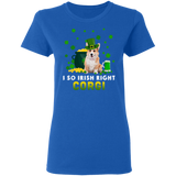 I So Irish Right Corgi Dog Lover St. Patrick's Day Gifts Ladies T-Shirt - Macnystore