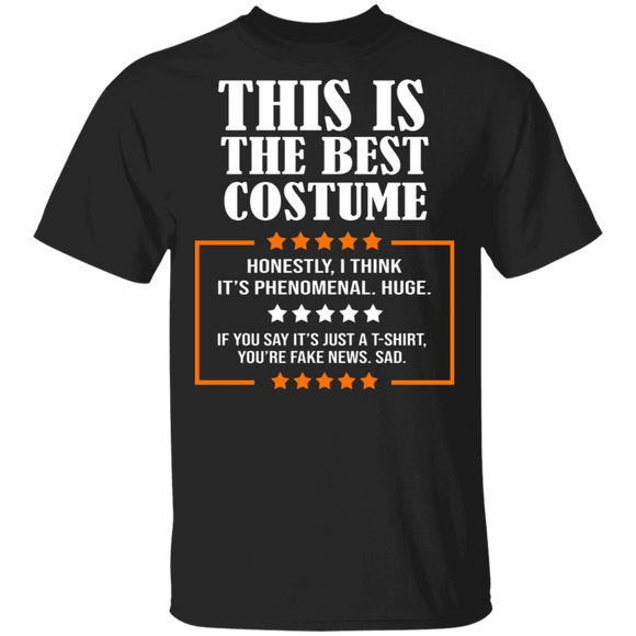 Halloween Shirt This Is The Best Costume Funny Halloween Quote Gifts Halloween T-Shirt - Macnystore