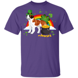 Leprechaun St. Bernard Dog Lover St Patrick's Day Gifts Youth T-Shirt - Macnystore