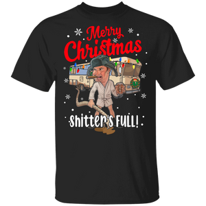 Christmas Shirt Merry Christmas Cousin Eddie Shitter's Full Funny Christmas Gifts Christmas T-Shirt - Macnystore