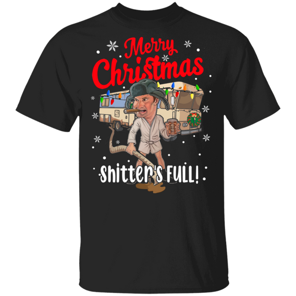 Christmas Shirt Merry Christmas Cousin Eddie Shitter's Full Funny Christmas Gifts Christmas T-Shirt - Macnystore